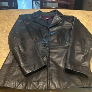 Women’s  Small Merona Leather Jacket
